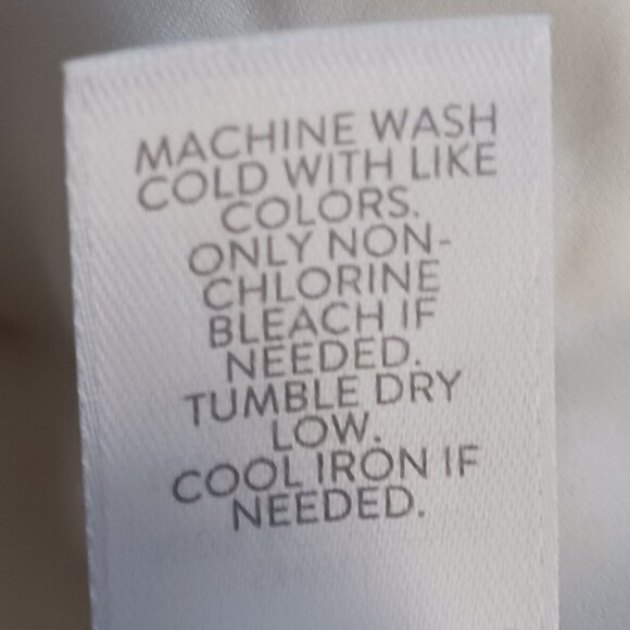 J. Jill, 2X Cream Colored Velvety Velour Puffer Vest, Zip & Snap Front, Pockets - Picture 14 of 14